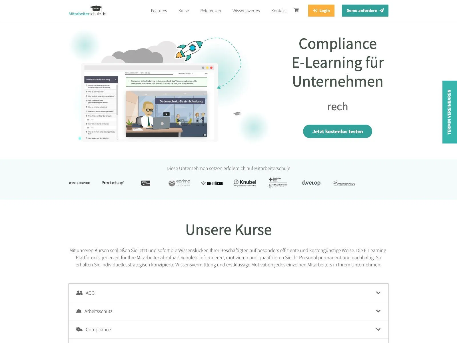 Startseite von mitarbeiterschule.de